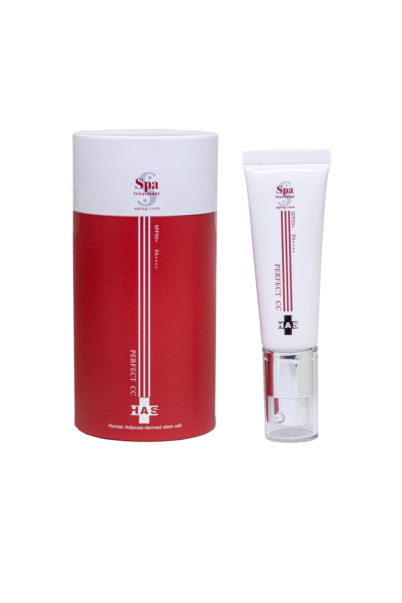 Защитный крем для контроля коррекции цвета Spa treatment HAS Perfect CC SPF 50+ PA Pink Beige, 30 г